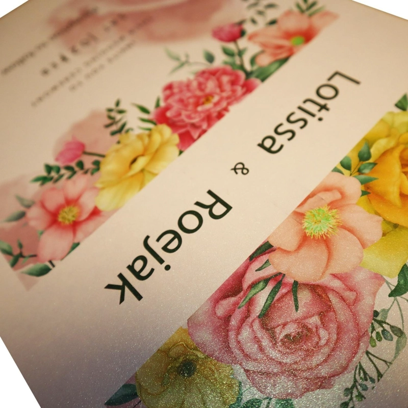 PAPEL FOTOGRAFICO GLITTER GLOSSY ROSADO 20HJS A4 - 4