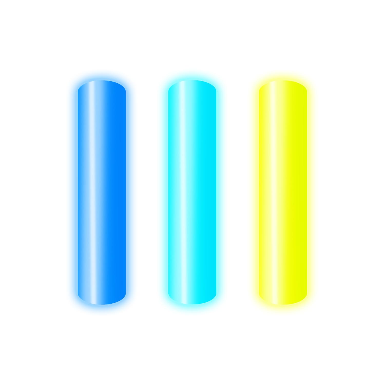 VINILO LUMINICO COLORES 61CM X 1 METRO CURSOR AMARRILO - 1