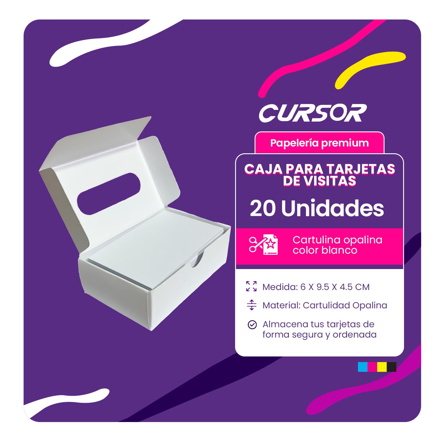 CAJA PARA TARJETAS DE VISITAS PRESENTACION 20 CAJAS - 5