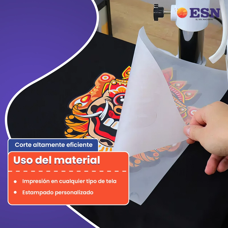 PAPEL FILM DTF A3 10 HOJAS - DIRECT TO FILM - ESN - 4