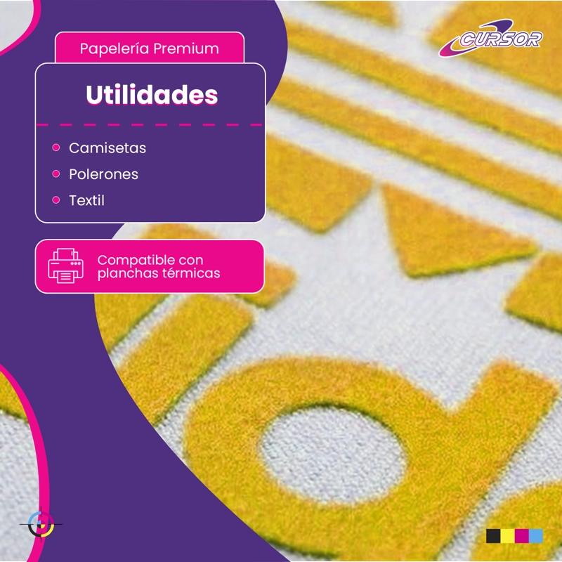 VINILO FLOCK 50CM X1MT CURSOR TAMAÑO 50CM X 1M AMARILLO Y4 - 5