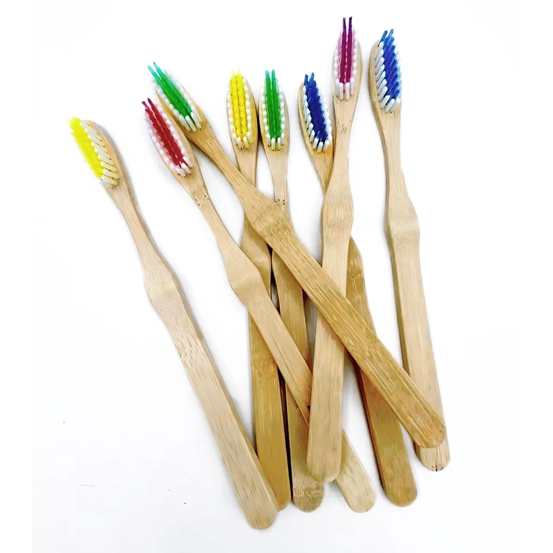 PACK 12 CEPILLO DE DIENTES BAMBU SHIZEN MARRON TAMAÑO DURO - 1