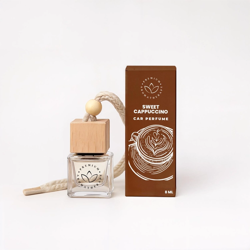 DIFUSOR DE AUTO AROMATHERAPY 8ML CAFE SWEET CAPUCCINO - 1