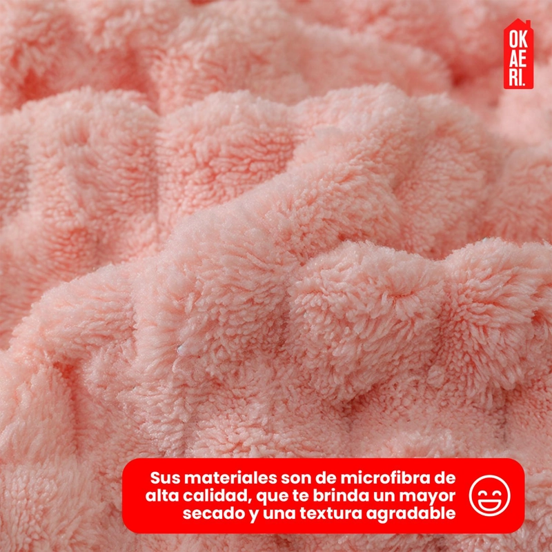 SET DE TOALLAS MICROFIBRA BAÑO 140X70 Y MANOS 75X35 - 7