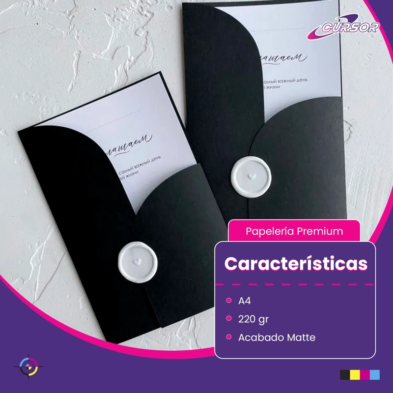 PAPEL OPALINA DOBLE FAZ 220G 50 HOJAS A4 CURSOR TAMAÑO A4 - 3