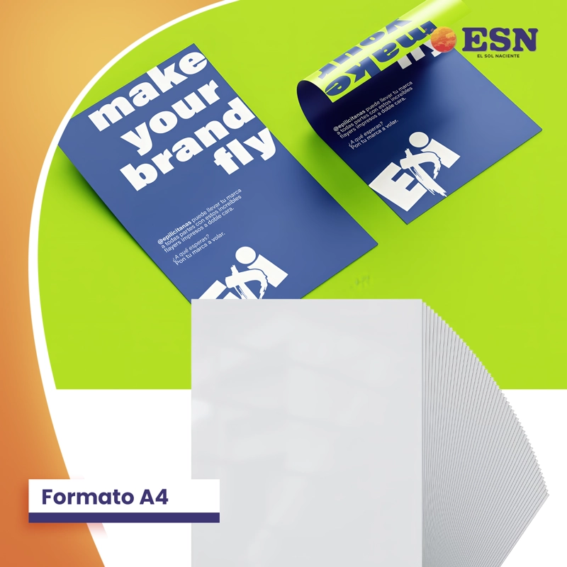 PAPEL FOTOGRAFICO DOBLE FAZ SEMI GLOSSY 260GR A4 50 HOJAS ESN TAMAÑO A4 - 4