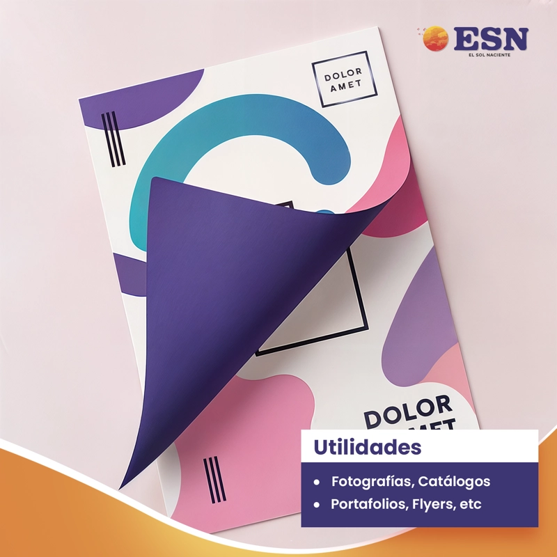 PAPEL FOTOGRAFICO DOBLE FAZ SEMI GLOSSY 260GR A4 50 HOJAS ESN TAMAÑO A4 - 5