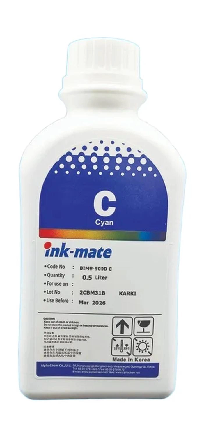 TINTA DYE COREANA ALTERATIVA COMPATIBLE 500ML COLORES CIAN EIMB-U C - 1