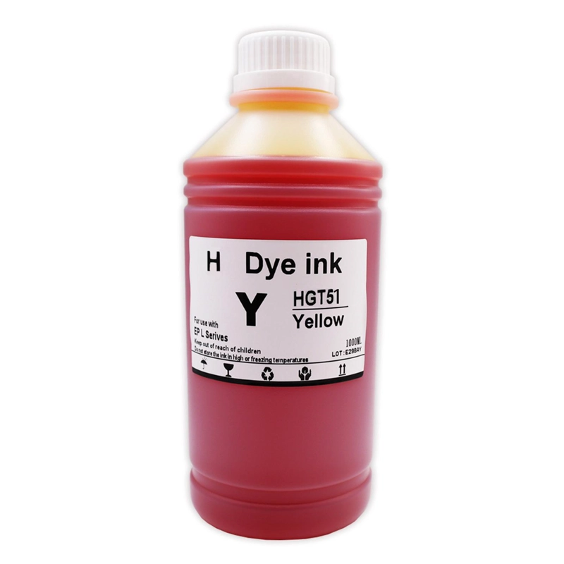 TINTA DYE PREMIUM COMPATIBLE HP GT51 1 LT AMARILLO - 2