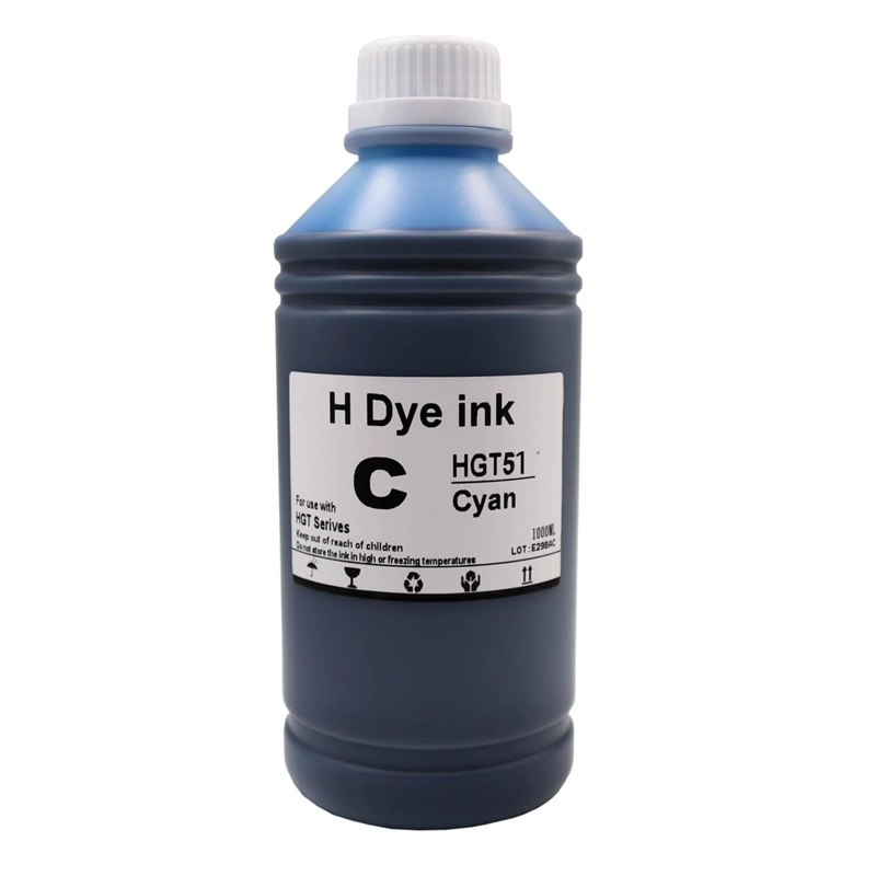 TINTA DYE PREMIUM COMPATIBLE HP GT51 1 LT CIAN - 2