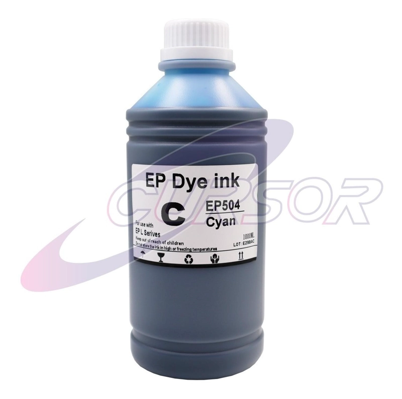 TINTA DYE PREMIUM ALTERNATIVA COMPATIBLE T504 1 LT T504 CIAN - 2