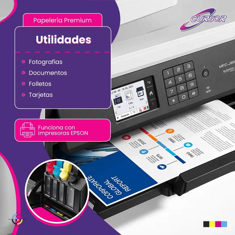 TINTA DYE PREMIUM ALTERNATIVA COMPATIBLE T504 1 LT T504 MAGENTA - 5