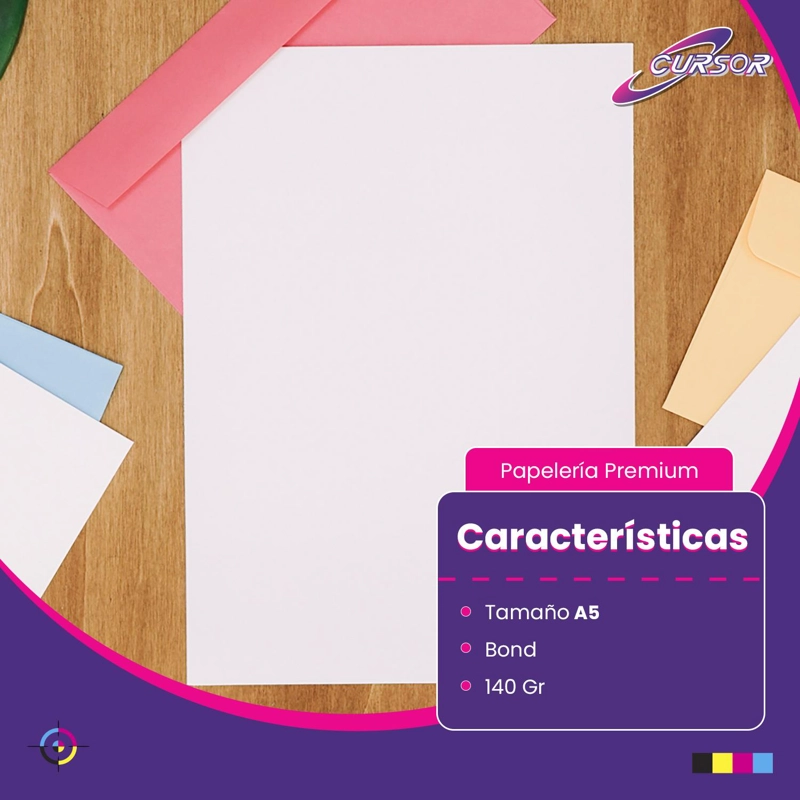 PAPEL BOND 140 GRS TAMAÑO A5 500 HOJAS AGENDAS TAMAÑO A5 - 4