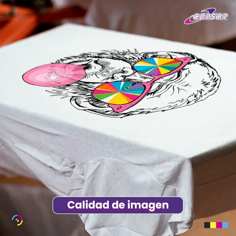 PAPEL DTF 100 HOJAS A4 CURSOR 210G TAMAÑO A4 - 6