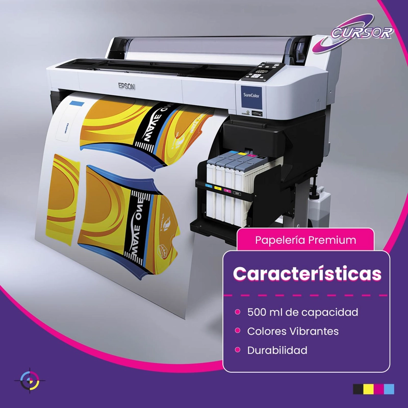 TINTAS SUBLIMACION 500ML ALTERNATIVA AMARILLO - 3