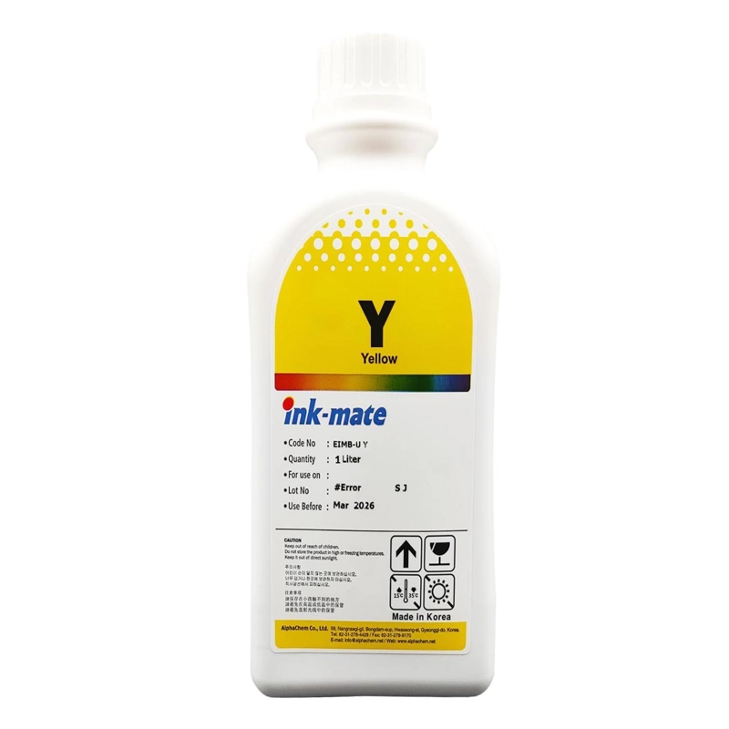 TINTA DYE COREANA ALTERNATIVA 1 LITRO COLORES ENVIOGRAX3 AMARILLO EIMB-U Y - 1