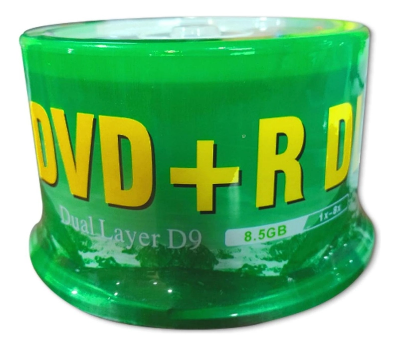 DVD LOGO DOBLE CAPA DUAL LAYER 8.5GB 50UN ENVIOGRATISX2 - 8