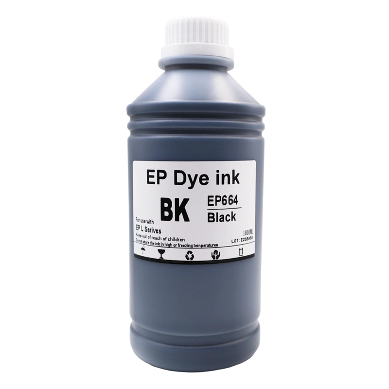 TINTA DYE PREMIUM COMPATIBLE EPSON T664 1 LT T664 NEGRO - 1