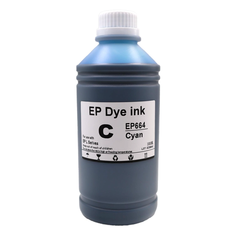 TINTA DYE PREMIUM COMPATIBLE EPSON T664 1 LT T664 CIAN - 1