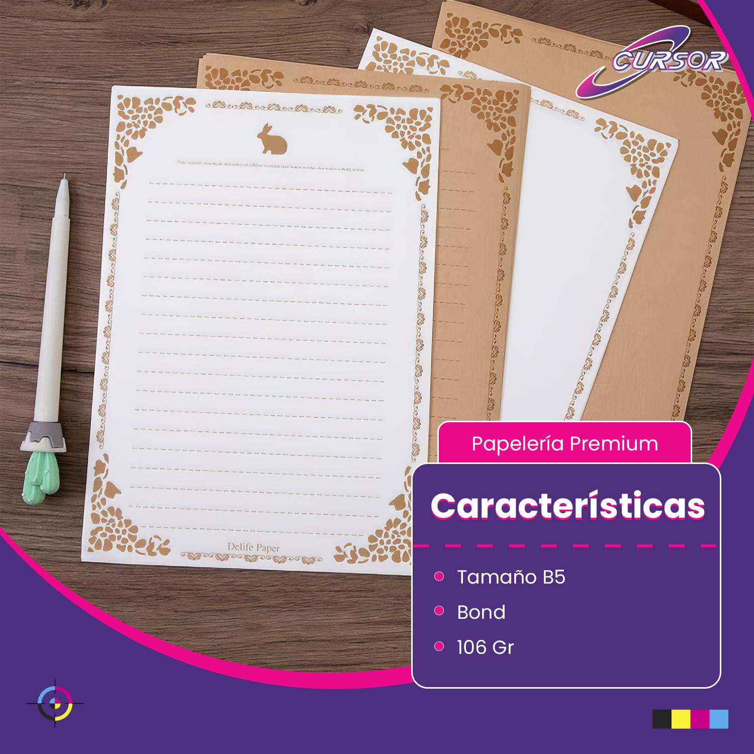 PAPEL BOND B5 106G 500H CURSOR - - 3