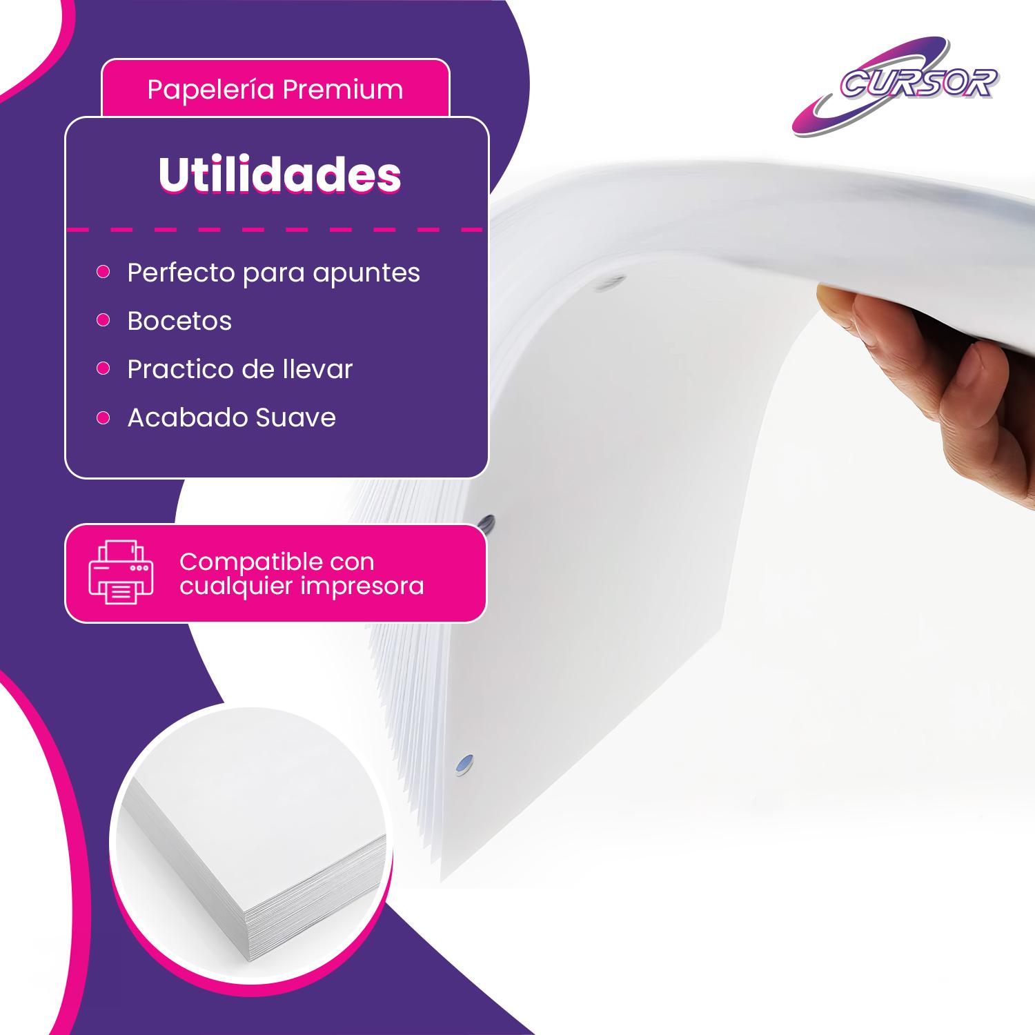 PAPEL BOND B5 106G 500H CURSOR - - 4