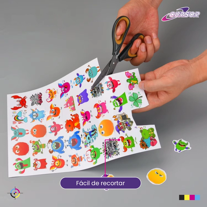 PAPEL FOTOGRAFICO GLOSSY MAGNE TICO IMAN 20 HOJAS A4 CURSOR - 6