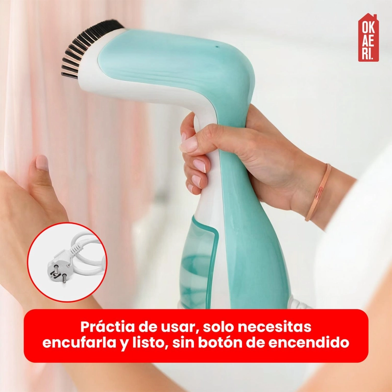 PLANCHA A VAPOR VERTICAL MARCA OKAERI 300ML 1500W - 3