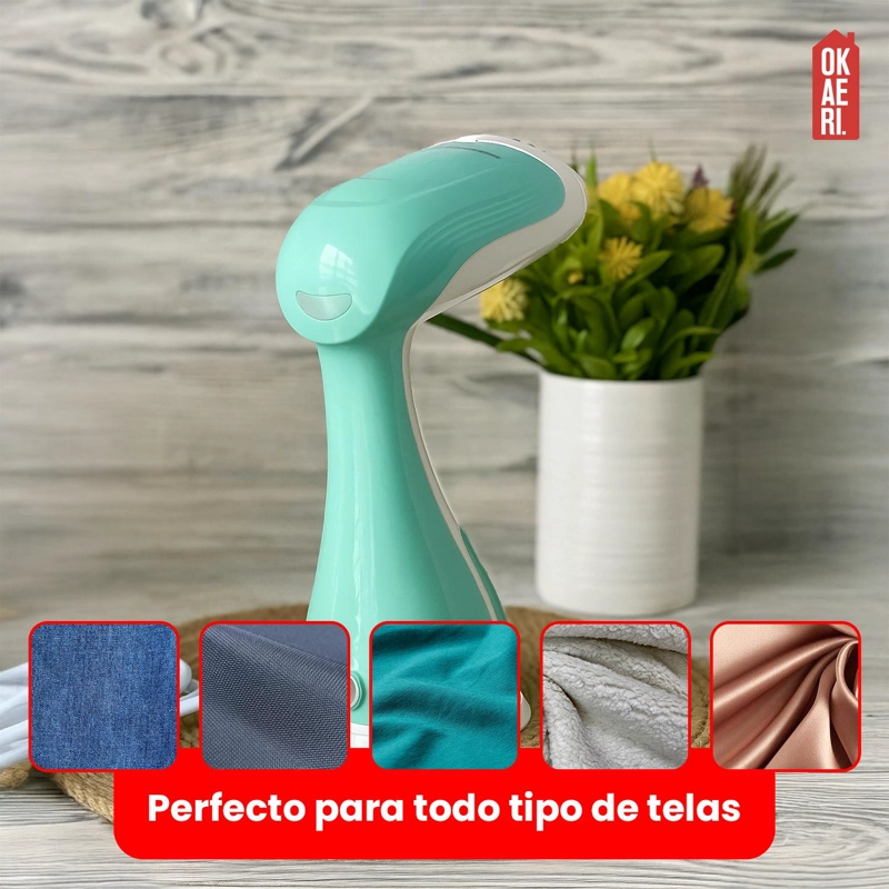 PLANCHA A VAPOR VERTICAL MARCA OKAERI 300ML 1500W - 4