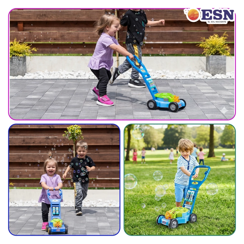 JUGUETE CORTA PASTO BURBUJAS INFANTIL CAMINADOR + 2 LIQUIDOS - 5