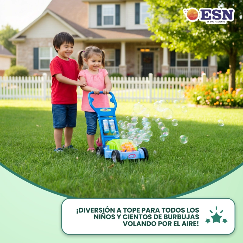 JUGUETE CORTA PASTO BURBUJAS INFANTIL CAMINADOR + 2 LIQUIDOS - 6