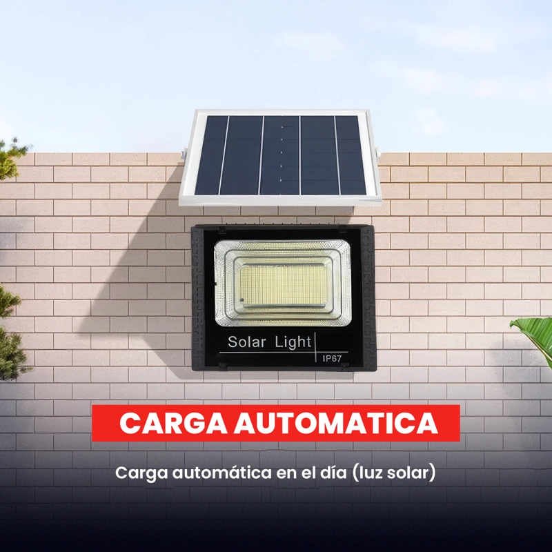 FOCO REFLECTOR SOLAR INTERIOR Y EXTERIOR 200W/P8-200 - 6