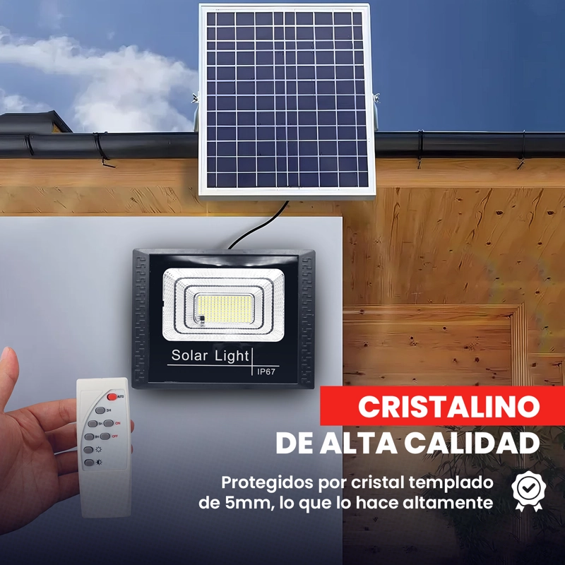 FOCO REFLECTOR SOLAR INTERIOR Y EXTERIOR 200W/P8-200 - 9