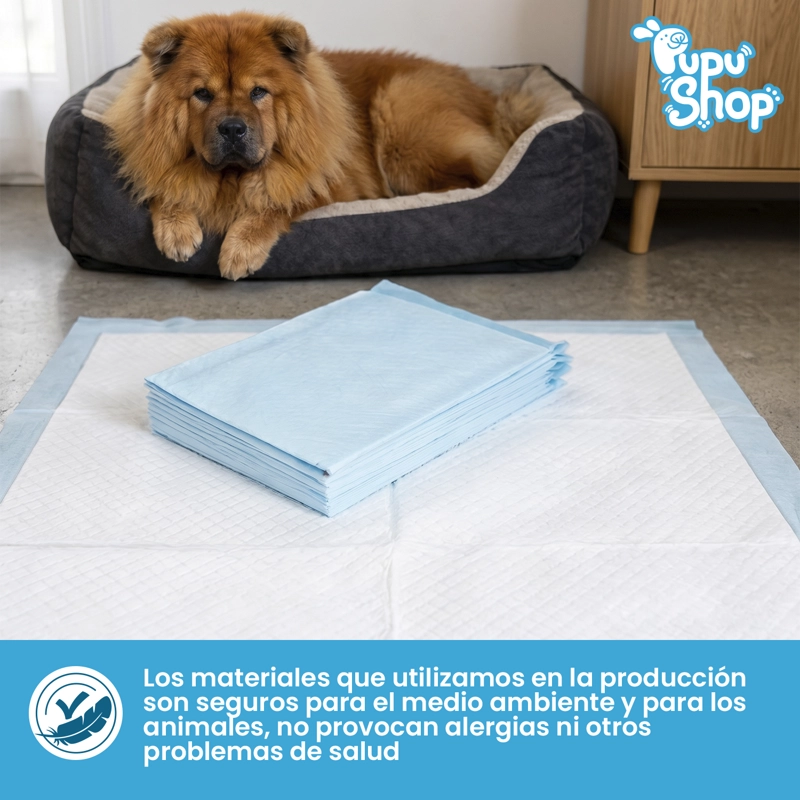 120 PAÑALES TIPO SABANILLAS MASCOTAS PERRO GATO 60X60 CM PUPU SHOP - 9