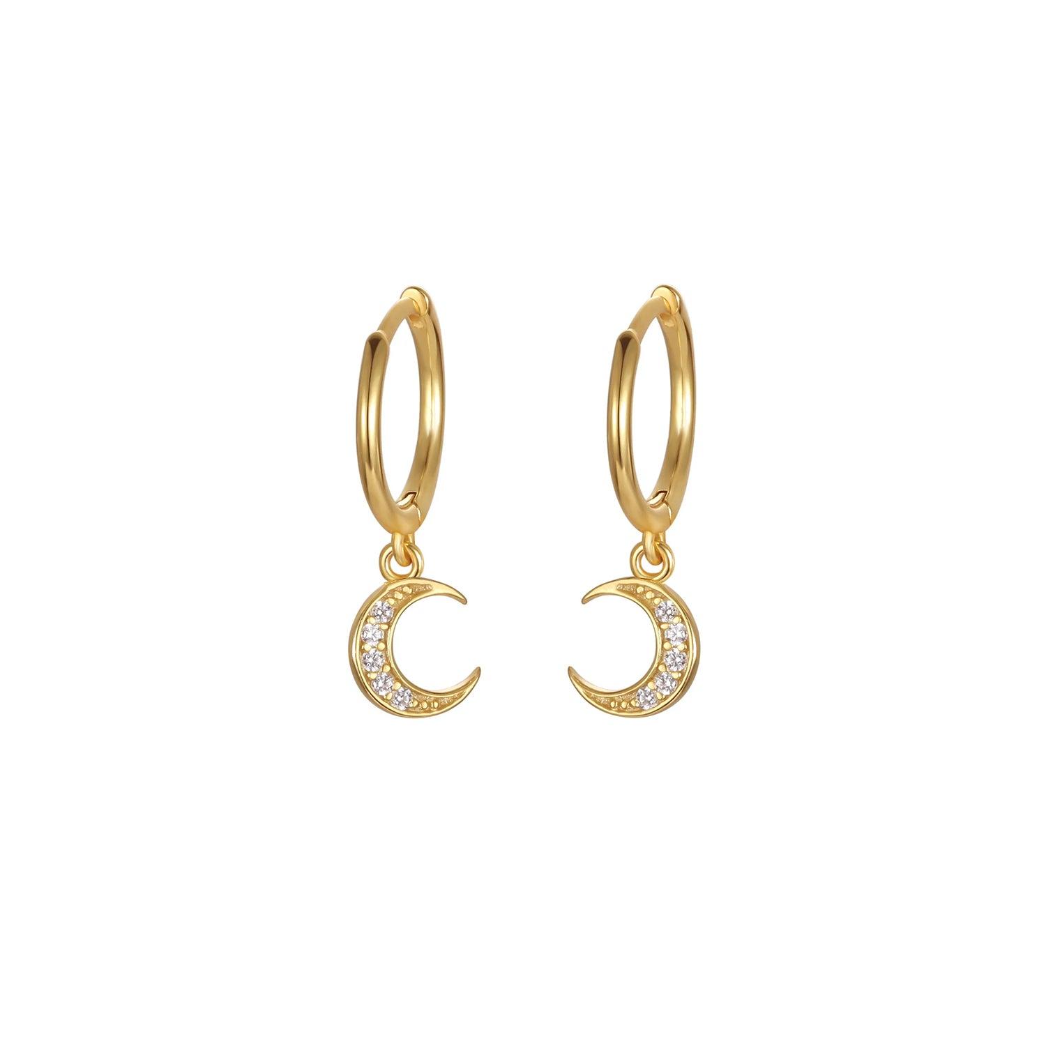 ARGOLLAS AZUL ZAFIRA LUNITAS GOLD PLATA - 1