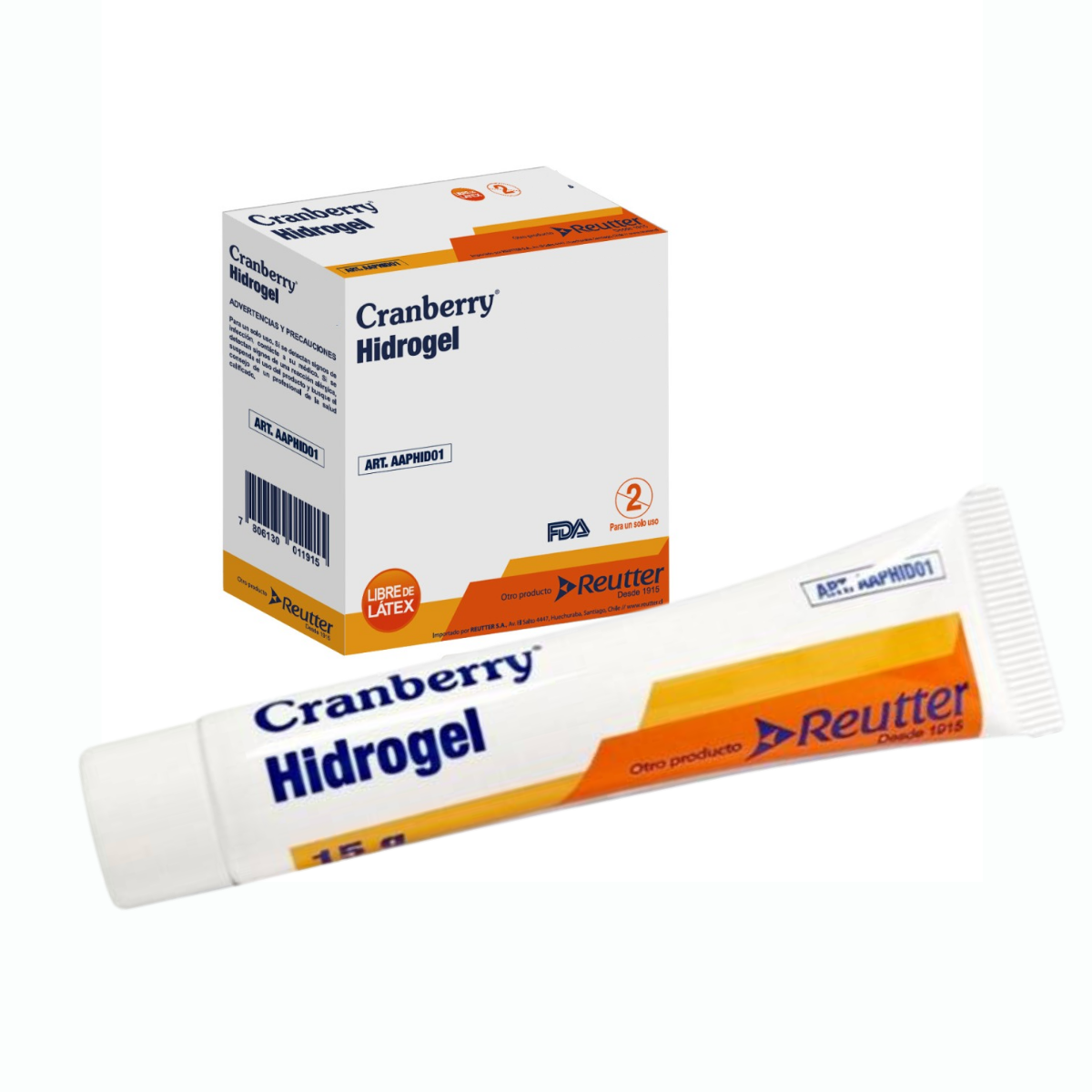 APÓSITO HIDROGEL CRANBERRY HERIDAS Y CICATRICES TUBO 15GR. - 1