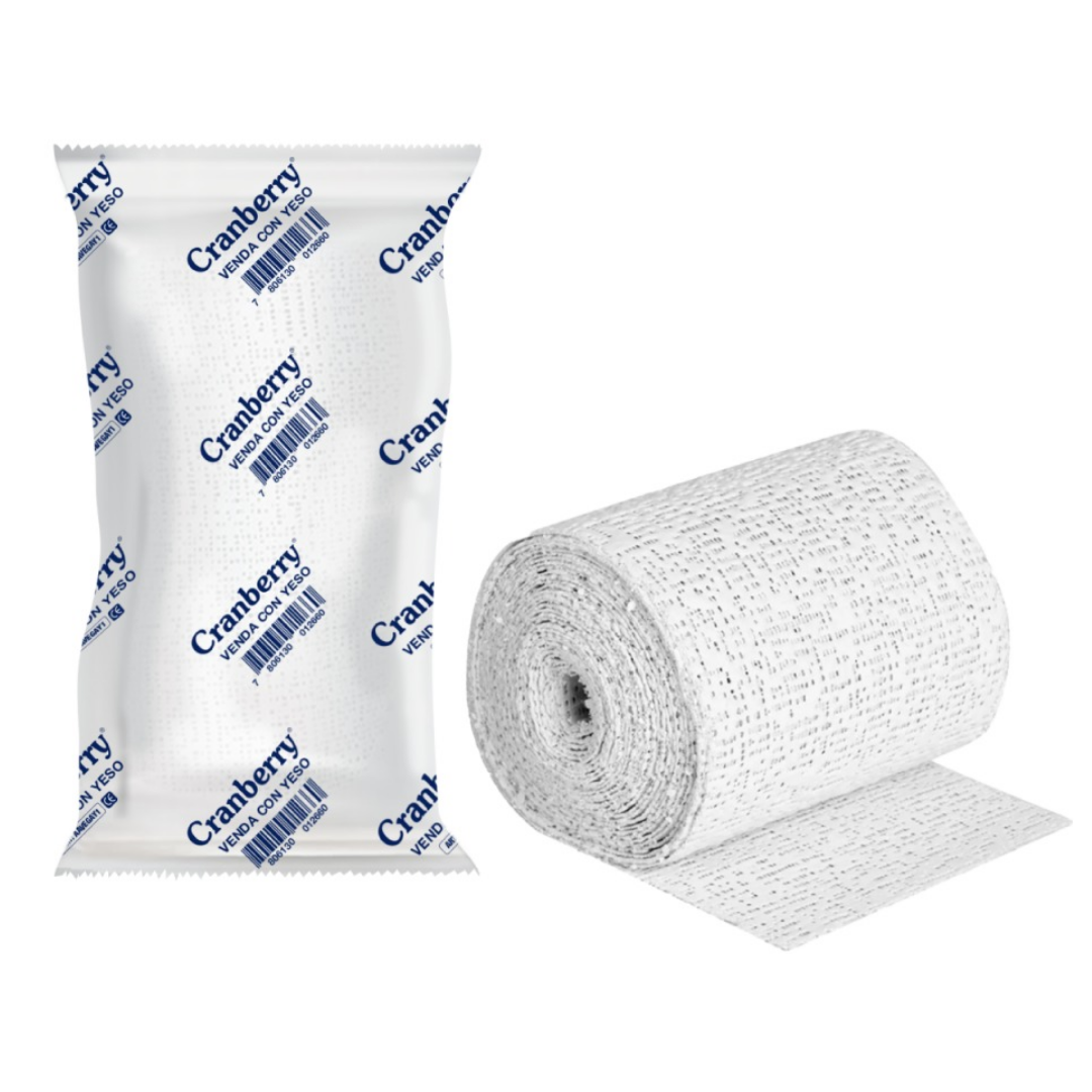 VENDA CON YESO NO ESTÉRIL CRANBERRY UNIDAD - 270CM X 10CM - 1