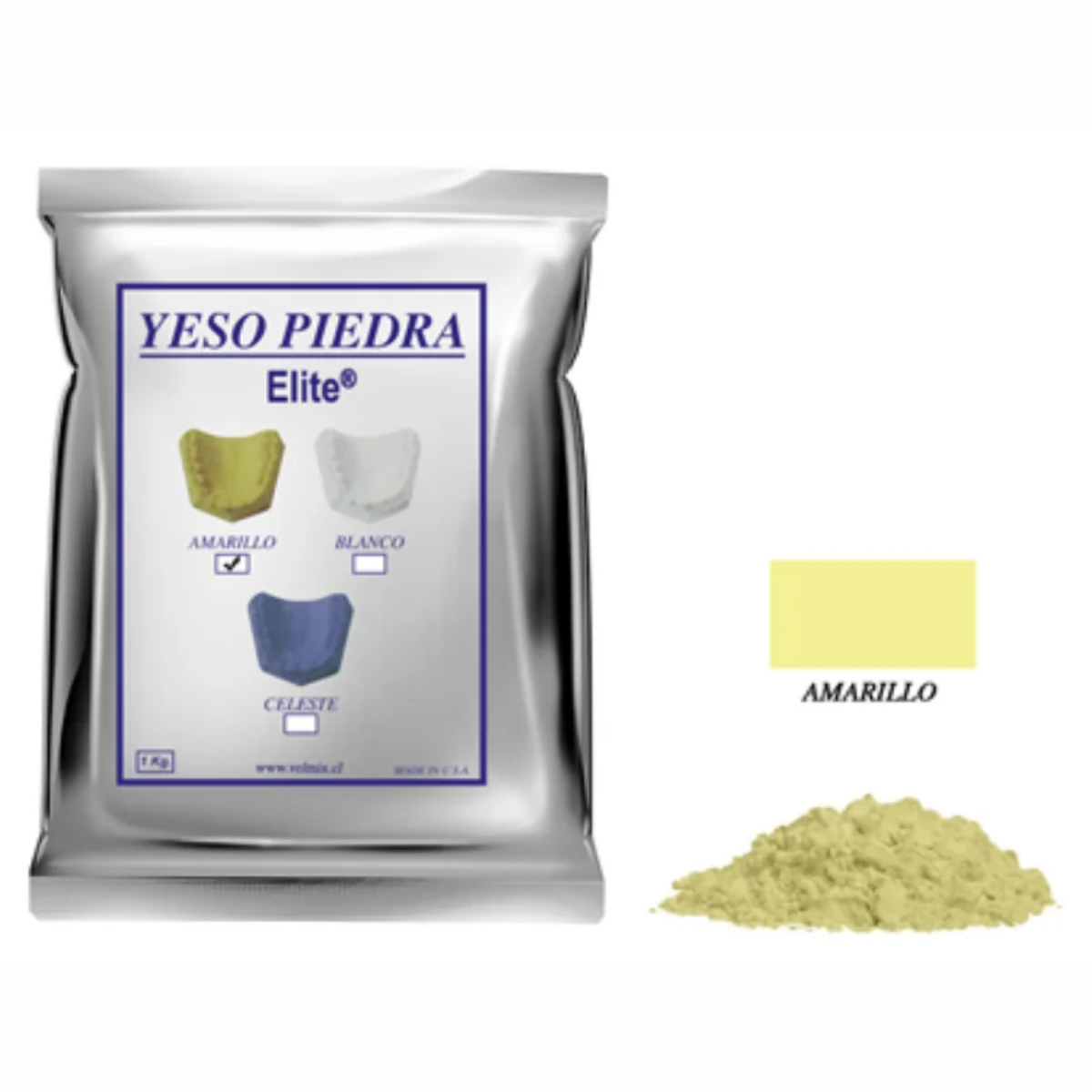 YESO VELMIX PIEDRA AMARILLO ÉLITE 1 KG - 1