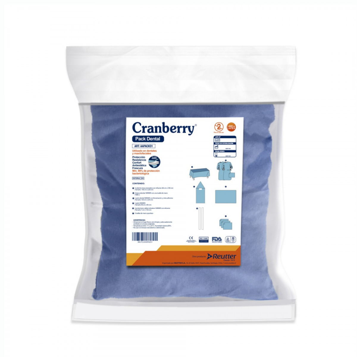 PACK CIRUGÍA CRANBERRY DENTAL - 1