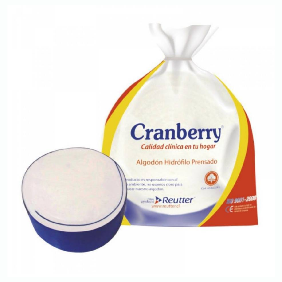 ALGODÓN HIDRÓFILO PRENSADO CRANBERRY 250 GR - 1