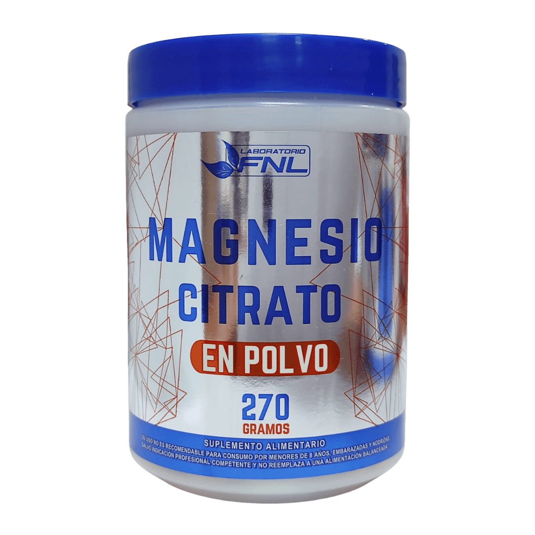 SUPLEMENTO ALIMENTICIO LABORATORIO FNL MAGNESIO CITRATO EN POLVO 270 GR. FNL - 1