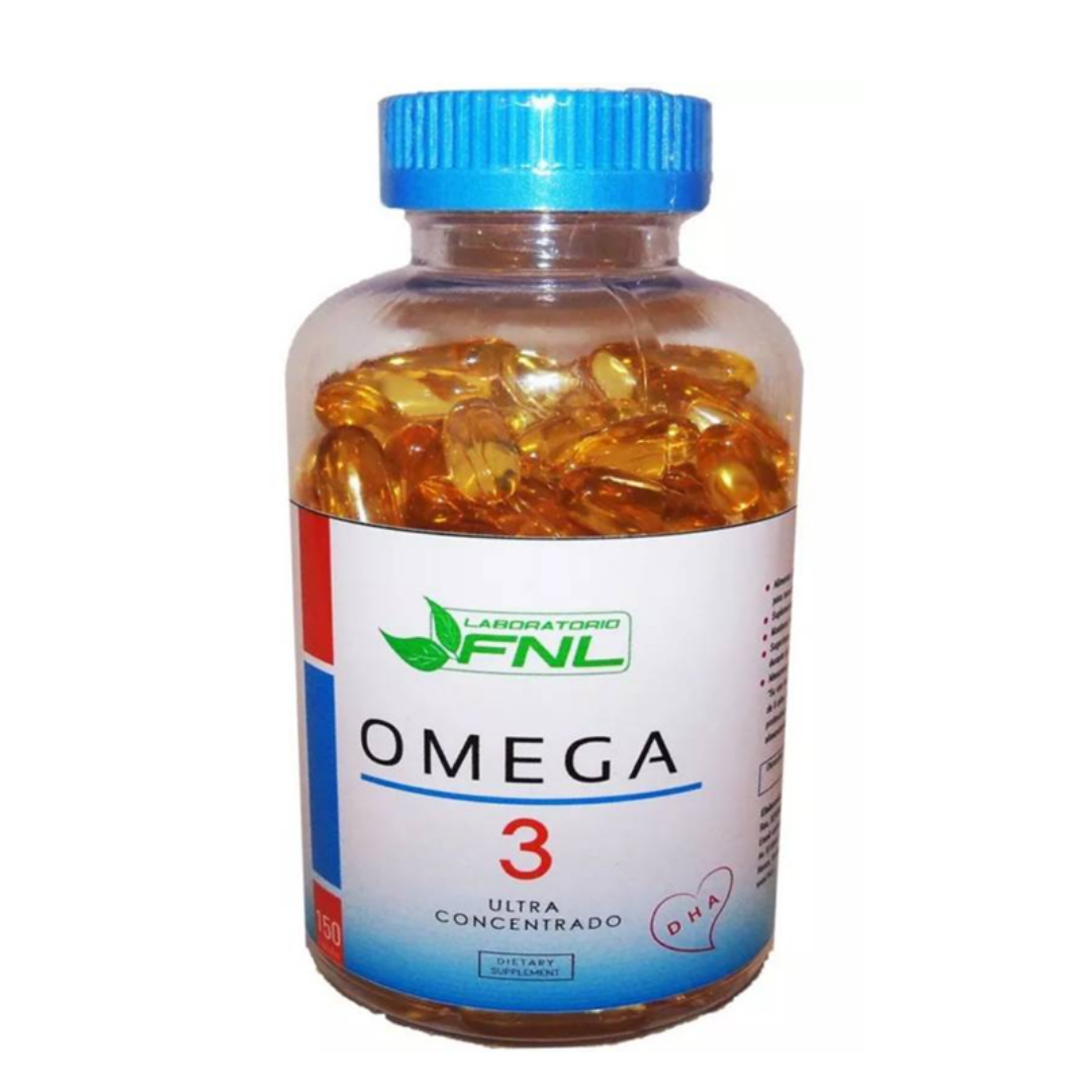 SUPLEMENTO ALIMENTICIO LABORATORIO FNL OMEGA 3 - 150 CÁPSULAS - 1