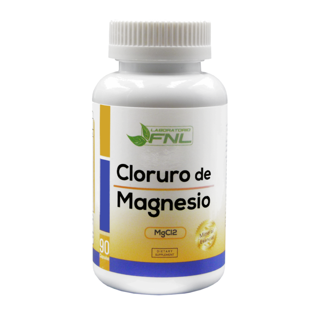 SUPLEMENTO ALIMENTICIO LABORATORIO FNL CLORURO DE MAGNESIO 500MG 90 CÁPSULAS (3 MESES) - 1