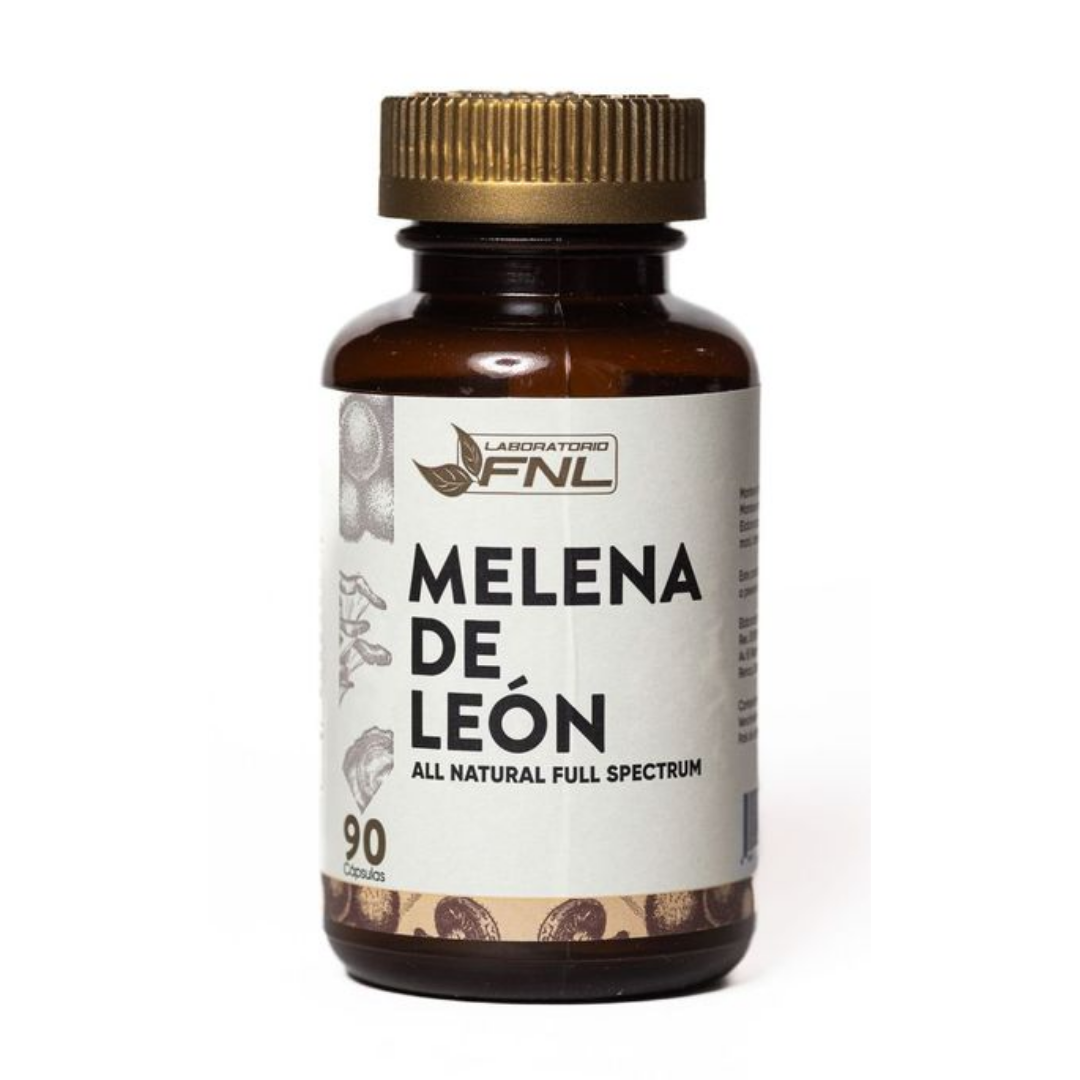 SUPLEMENTO ALIMENTICIO LABORATORIO FNL MELENA DE LEÓN 200MG 90 CÁPSULAS - 1