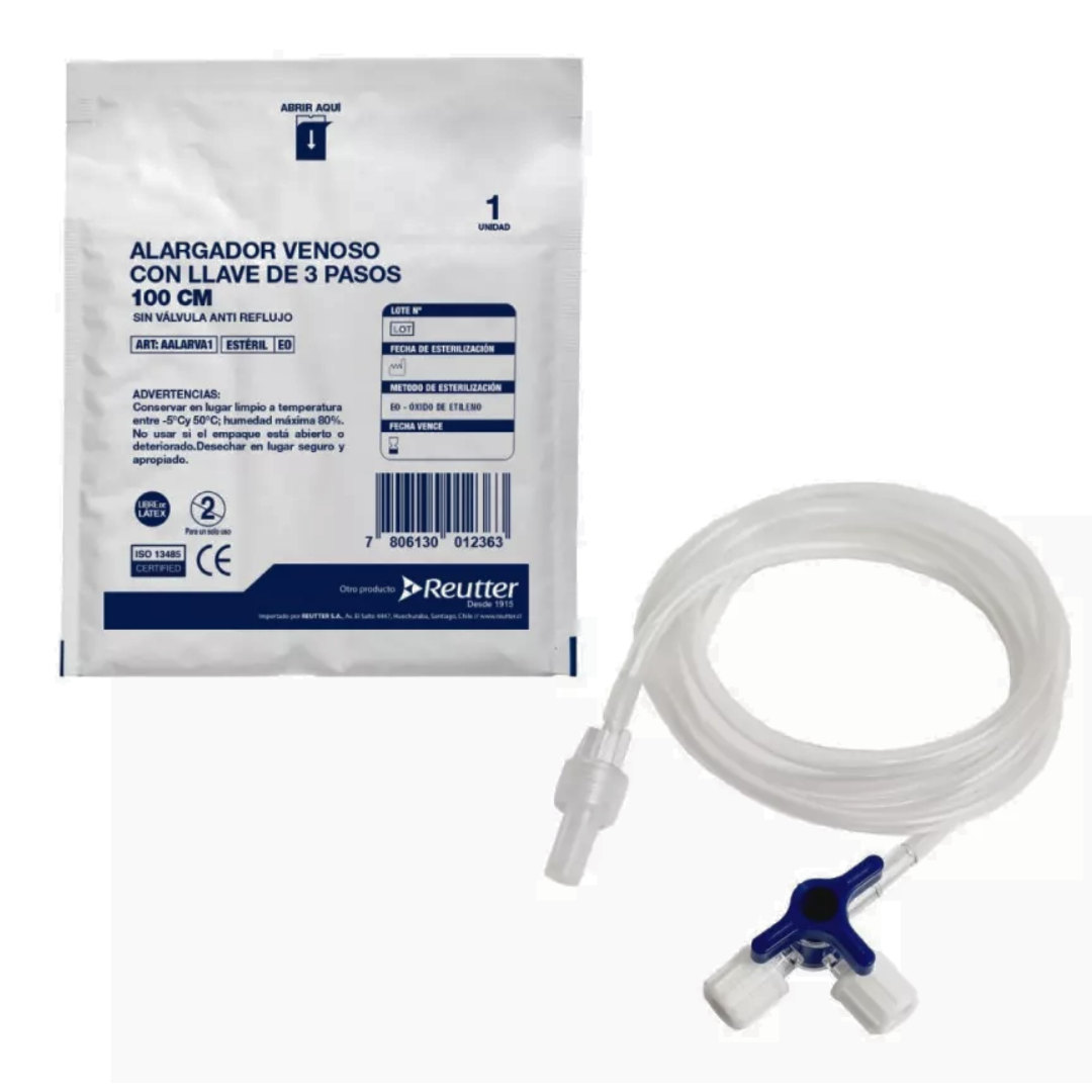 ALARGADOR CRANBERRY VENOSO LLAVE 3 PASOS 100 CM - 1
