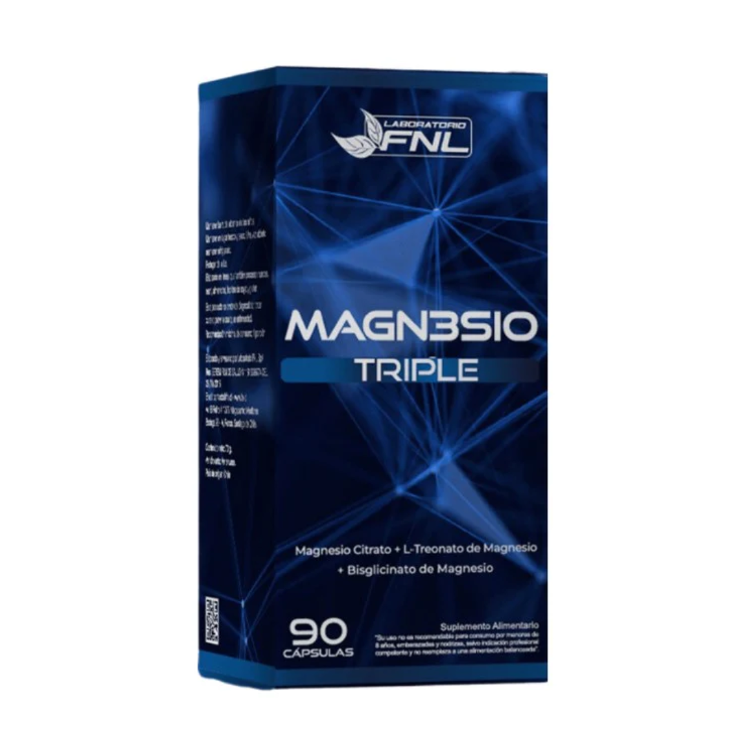 MAGNESIO LABORATORIO FNL TRIPLE CAPSULAS 90 UN - 1