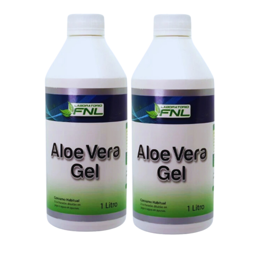 PACK 2 FRASCOS ALOE VERA LABORATORIO FNL GEL 1000 ML - 1
