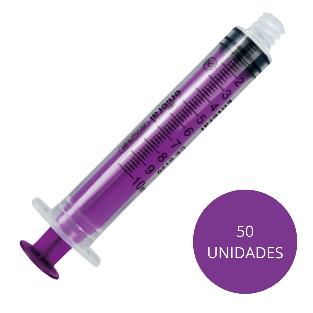 JERINGA ENFIT 10ML MEDTEC PACK 50 UNIDADES - 1