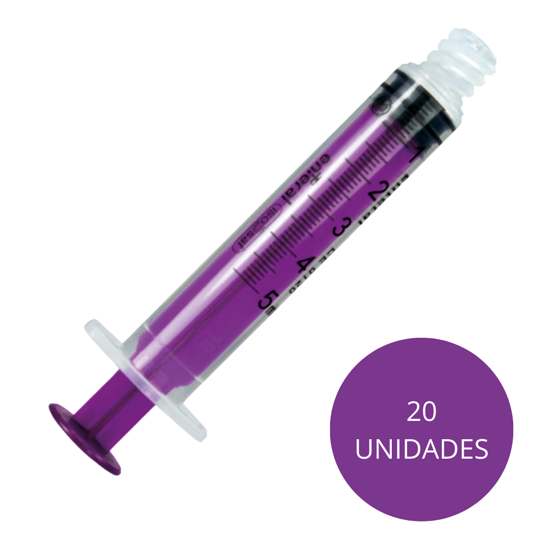JERINGA ENFIT 5ML MEDTEC PACK 20 UNIDADES - 1