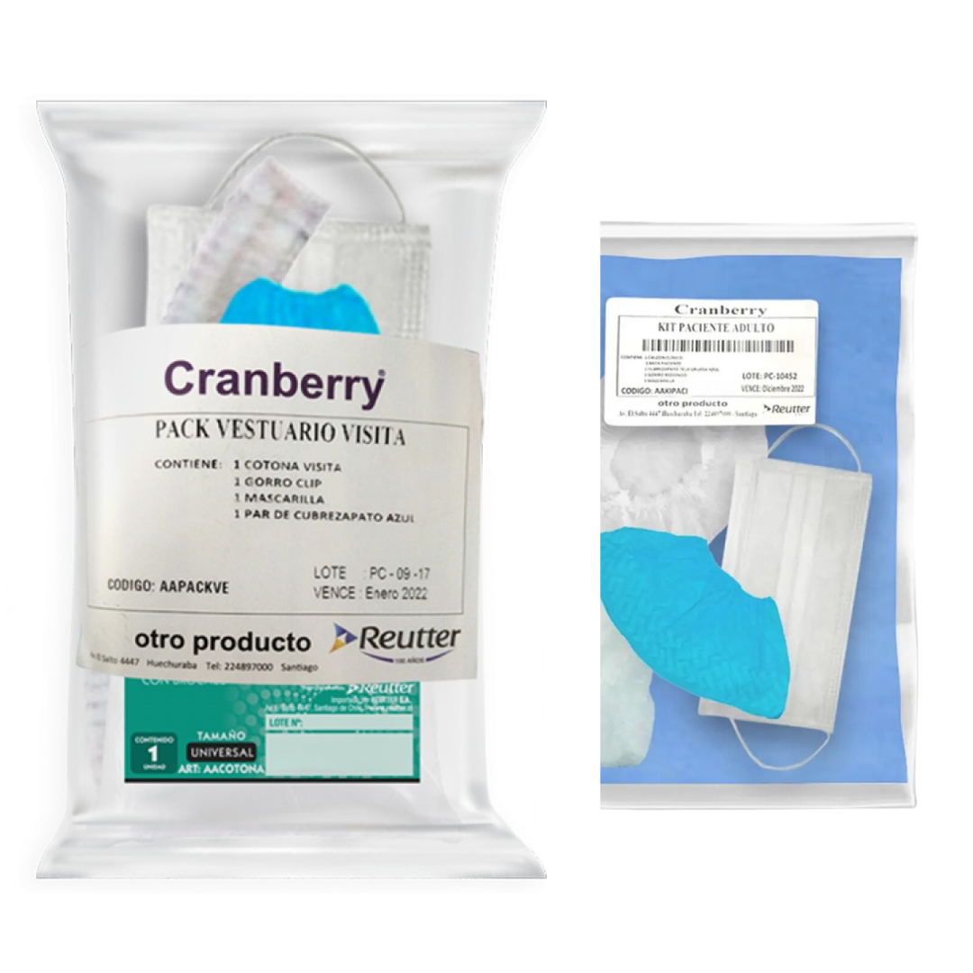 PACK VESTUARIO VISITA CRANBERRY - 1