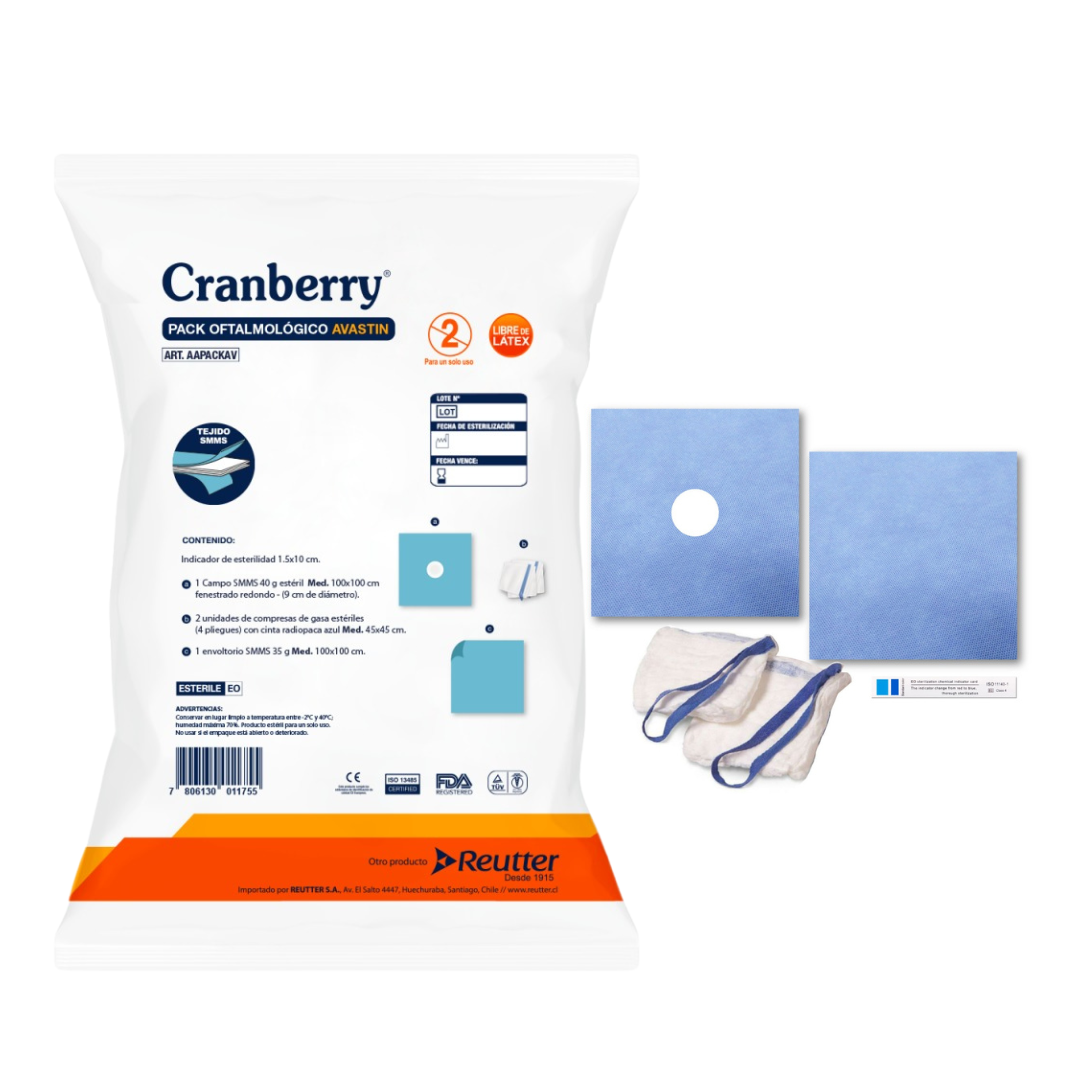 PACK OFTALMOLÓGICO AVASTIN CRANBERRY - 1